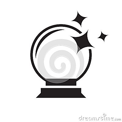 magic ball icon design vector Vector Illustration