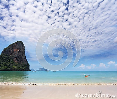 The magic beach Stock Photo