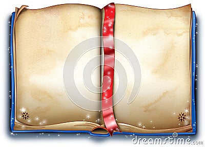 Magic book Vector Illustration