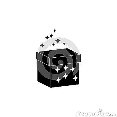 magic box icon. Element of popular magic icon. Premium quality graphic design. Signs, symbols collection icon for websites, web de Stock Photo