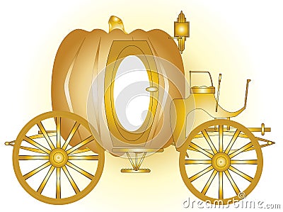 Magic Carriage Vector Illustration