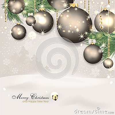 Magic christmas background Stock Photo