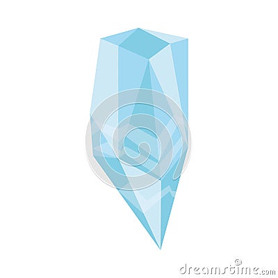 magic crystal for ritual Vector Illustration