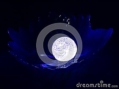 Magic of a crystal sphere - mysticism. Stock Photo