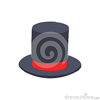 magic cylinder hat cartoon vector illustration Cartoon Illustration