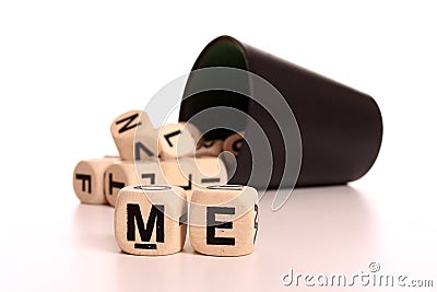 Magic dices Stock Photo