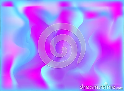 Magic Fairy and Unicorn background with rainbow mesh. Multicolor backdrop in girly pink, violet and blue colors. Fantasy holograph Stock Photo