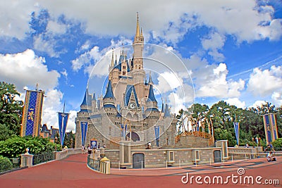 Magic Kingdom Castle Editorial Stock Photo