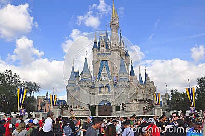 Magic Kingdom park, Walt Disney World Resort Orlando, Florida, USA Editorial Stock Photo