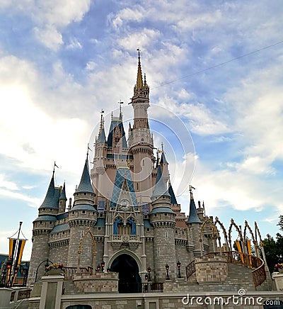 Magic Kingdom theme park at Walt Disney World Editorial Stock Photo