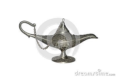 Magic lamp of alladin Stock Photo