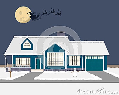 Magic night Vector Illustration