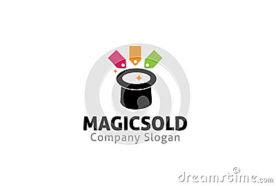 Magic Sold Logo Symbol Design Illustration Vector Illustration