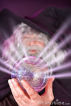 Magic sphere Stock Photo