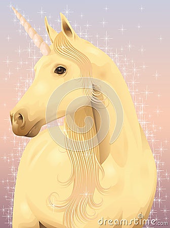 Magic unicorn. Vector Illustration