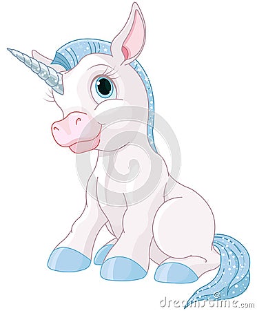 Magic Unicorn Vector Illustration