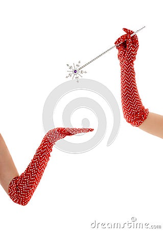 Magic wand Stock Photo