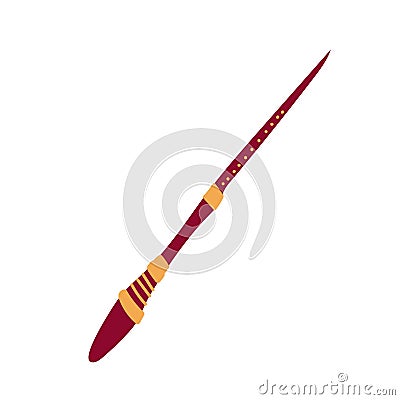 Magic wand fantastic isolated icon vector illustration design. Flat style Vector Illustration