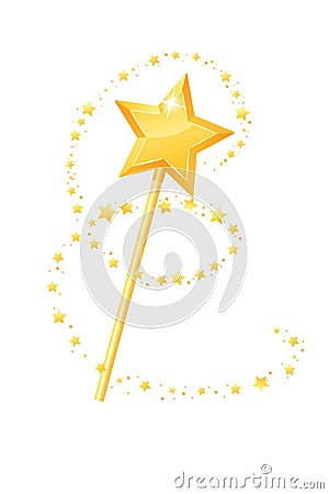 Magic wand. Vector Illustration