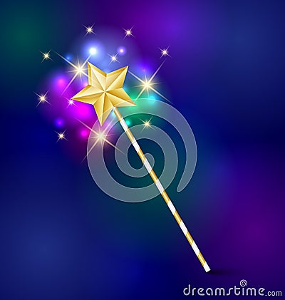 Magic wand Vector Illustration