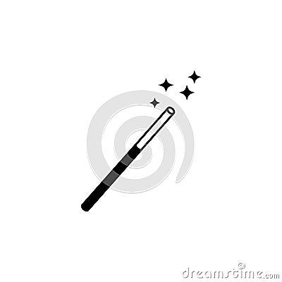 Magic wand icon.Element of popular magic icon. Premium quality graphic design. Signs, symbols collection icon for websites, web de Stock Photo