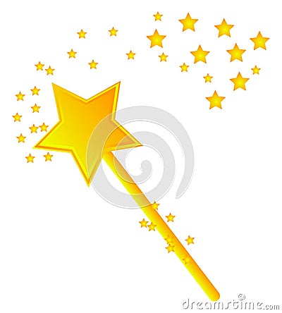 Magic Wand Vector Illustration