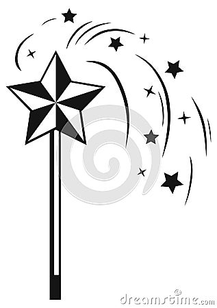 Magic wand Vector Illustration