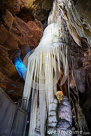Magic Xueyu stalactites Cave Fengdu, Chongqing, China Stock Photo