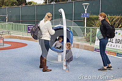 Magical Bridge Playground for Children Editorial Stock Photo