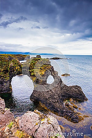 Magical cliffs Stock Photo