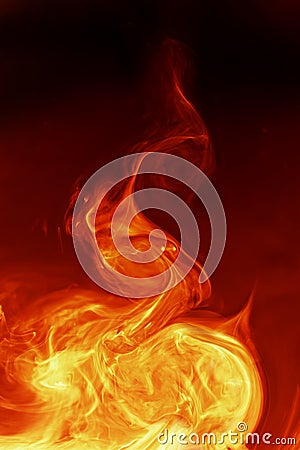 Magical fiery background Stock Photo