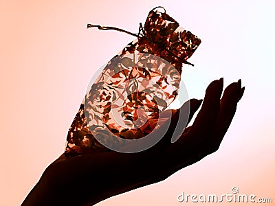 Magical gift Stock Photo