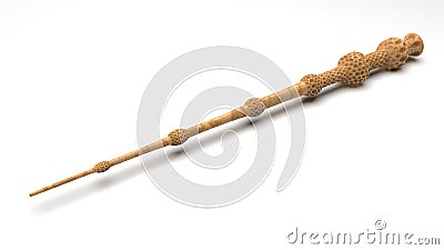 Magical wand design, 3d rendering Stock Photo