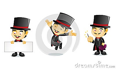 Magician 1 Vector Illustration