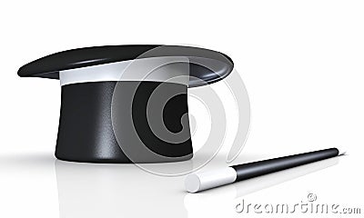 Magicians hat Stock Photo