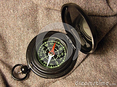 Magnetic Compass Stock Photo