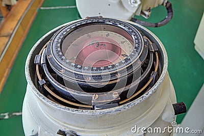 Magnetic compass Editorial Stock Photo