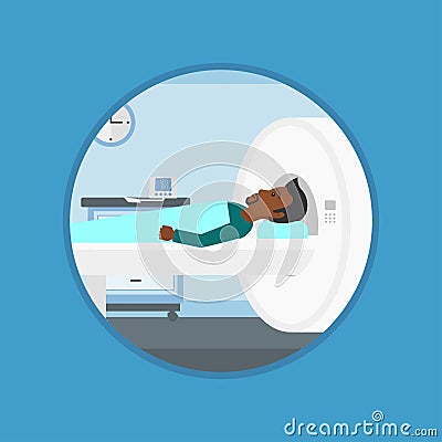 Magnetic resonance imaging vector illustration. Vector Illustration