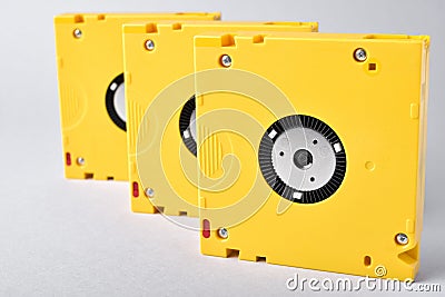 Magnetic tape data storage technology. LTO-10 Stock Photo