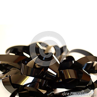 Magnetic tape reel Stock Photo