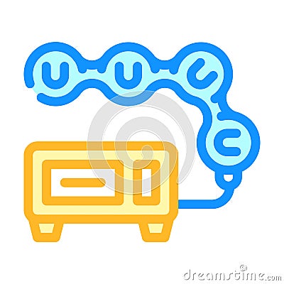 magnetic therapy apparatus color icon vector illustration Vector Illustration