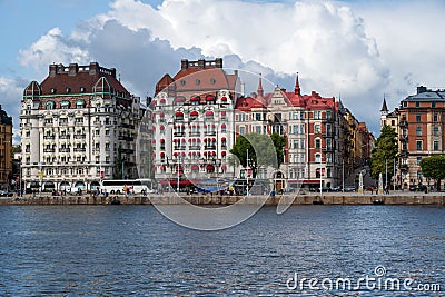 Magnificent Architecture on the Waterfront Editorial Stock Photo