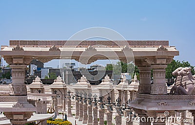 Magnificent Gate of Theme Park at Mahakal Temple Corridor Ujjain Madhya Pradesh Editorial Stock Photo