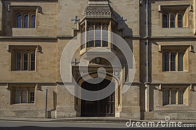 Magnificent historic buildings in the centre of Oxford Editorial Stock Photo