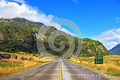 Magnificent historic highway Stock Photo