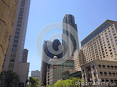 Magnificent Mile Chicago Editorial Stock Photo