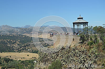 Magnificent Shot From The Lookout Of The Tagus Gorge. Editorial Stock Photo