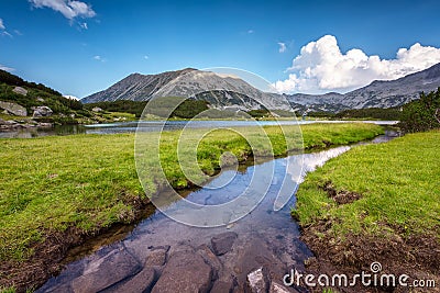 Pirin mountains in summer Stock Photo