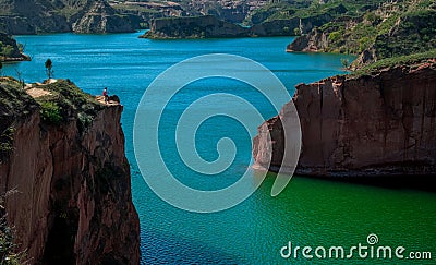 Magnificent wavy Valley scenery Stock Photo