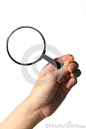 Magnifier Stock Photo